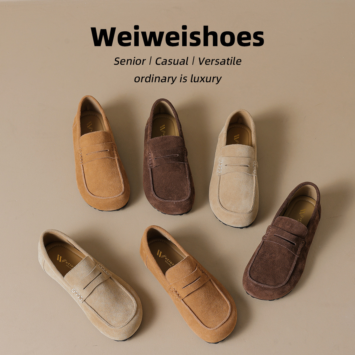 DM-YW06 | Genuine Cow Leather Retro All-Season Ergonomic Flat - Jinjiang Dingmao Shoes Co., Ltd.