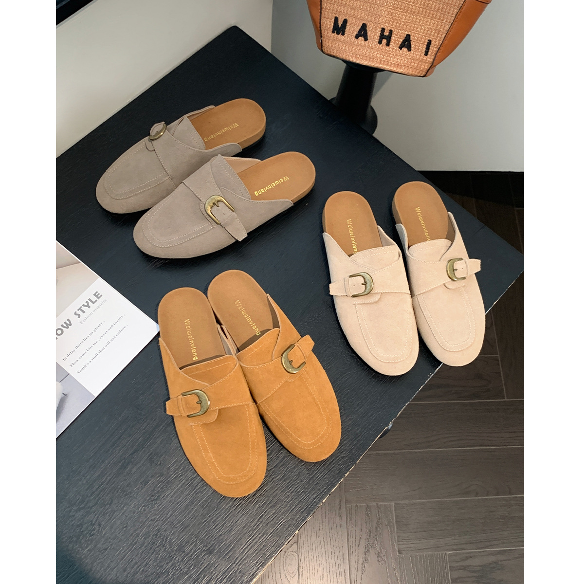 DM-YW2975 | Genuine Cow Leather Retro All-Season Chunky - Jinjiang Dingmao Shoes Co., Ltd.