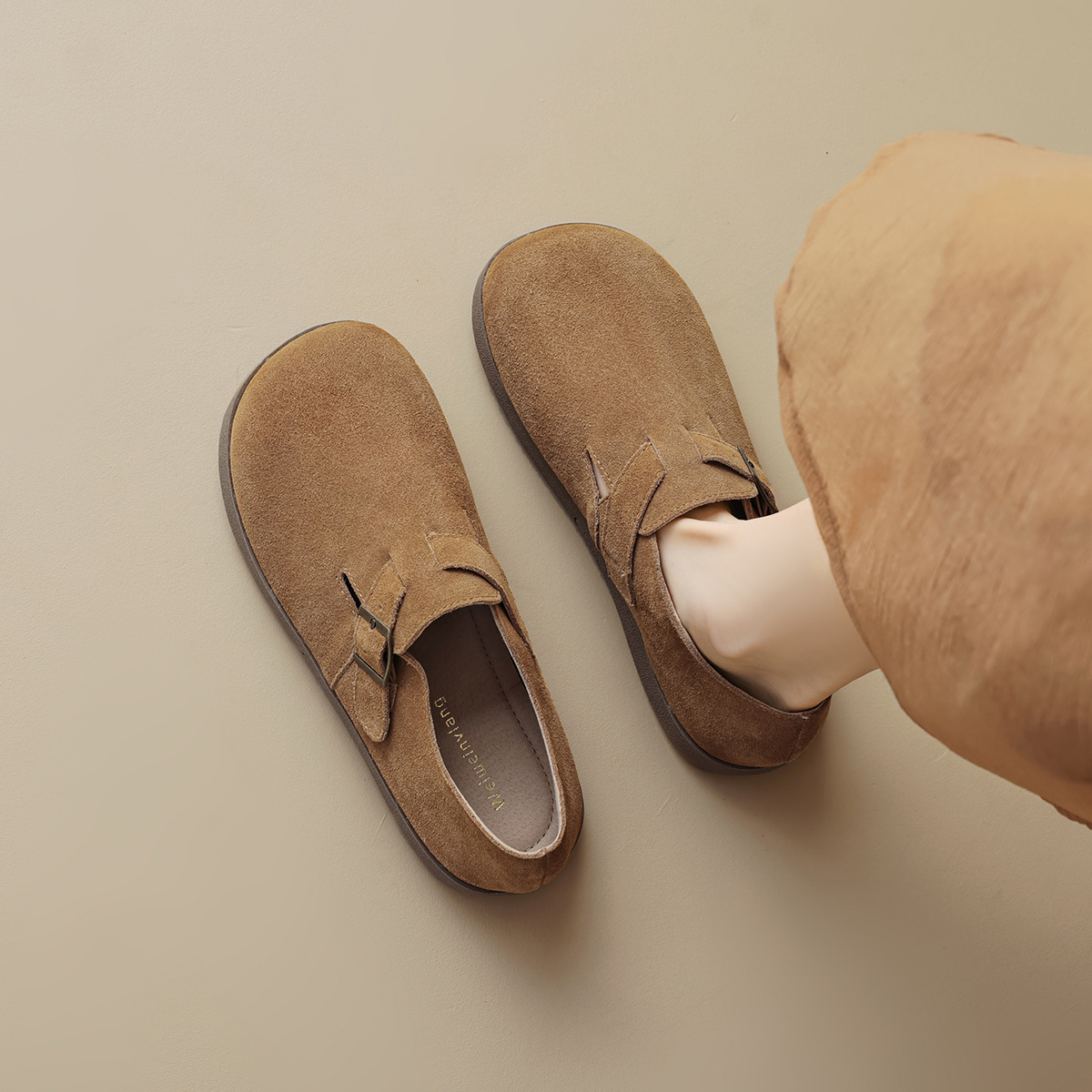 DM-YW09 | Genuine Cow Leather Retro All-Season Chunky - Jinjiang Dingmao Shoes Co., Ltd.
