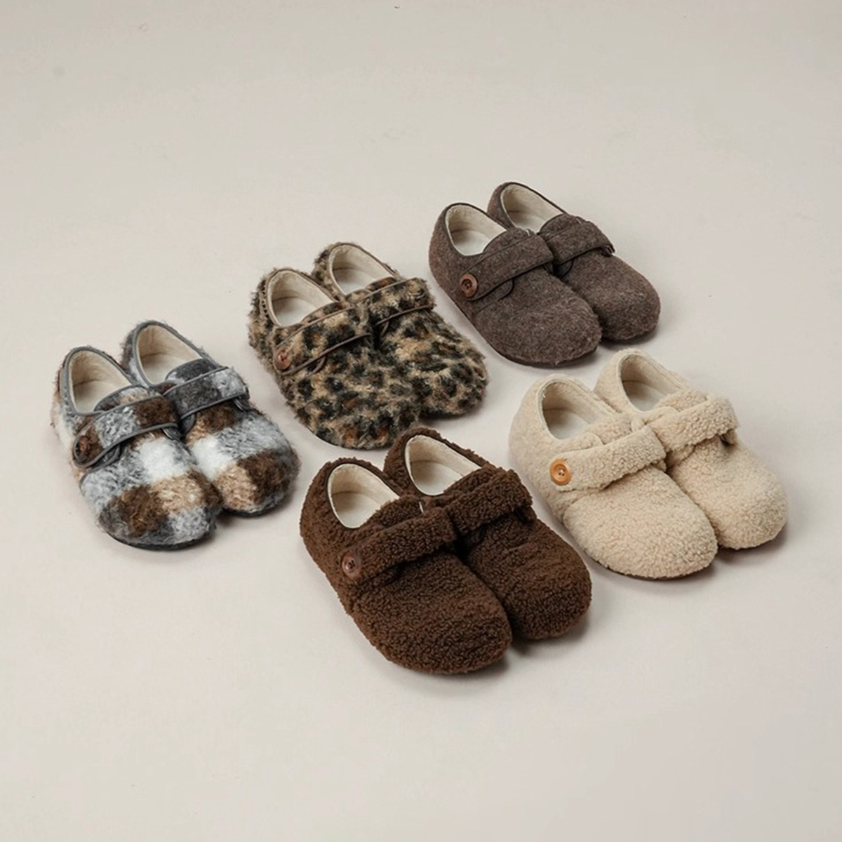 DM-YW11 | Suede & Cork Winter Shearling Fur-Lined - Jinjiang Dingmao Shoes Co., Ltd.