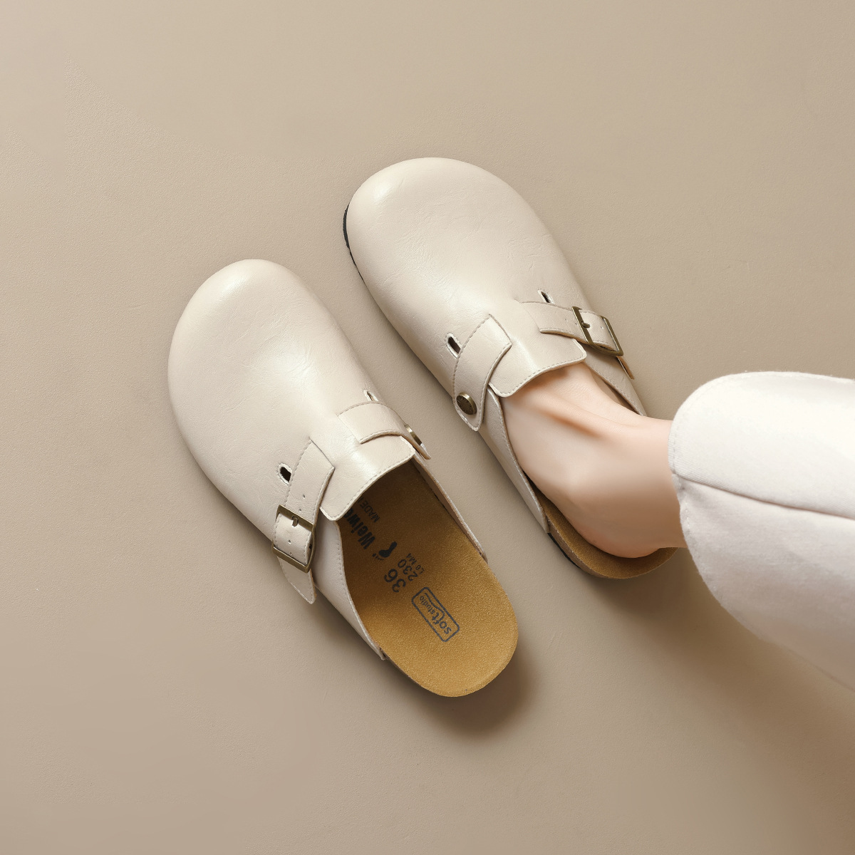 DM-YW24 | Suede & Cork Retro All-Season Chunky Platform - Jinjiang Dingmao Shoes Co., Ltd.