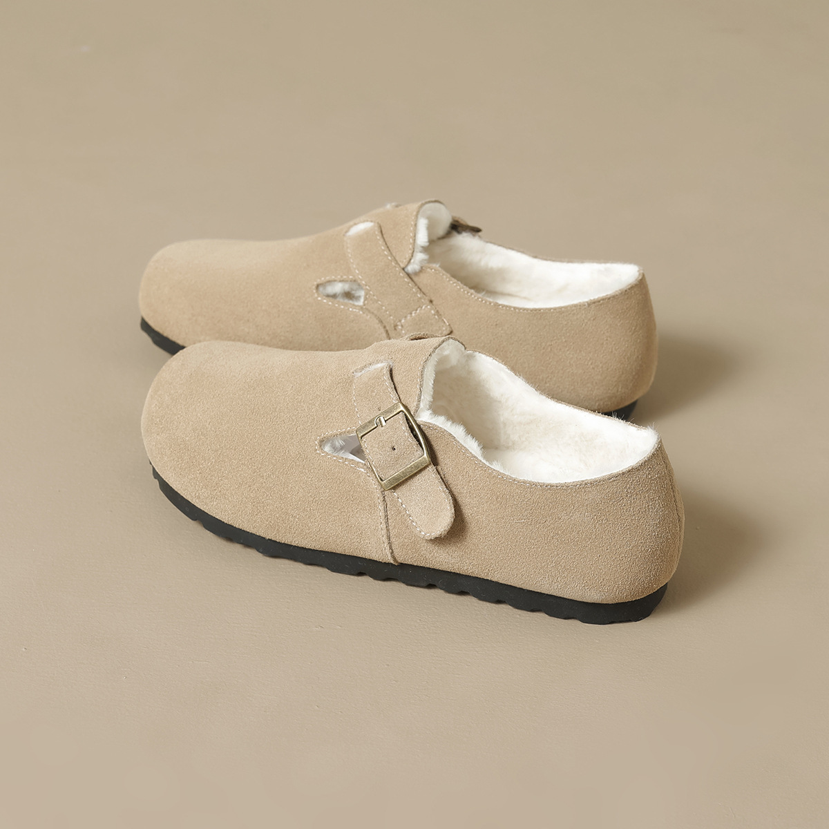 DM-YW25 | Genuine Cow Leather Winter Shearling Fur-Lined - Jinjiang Dingmao Shoes Co., Ltd.
