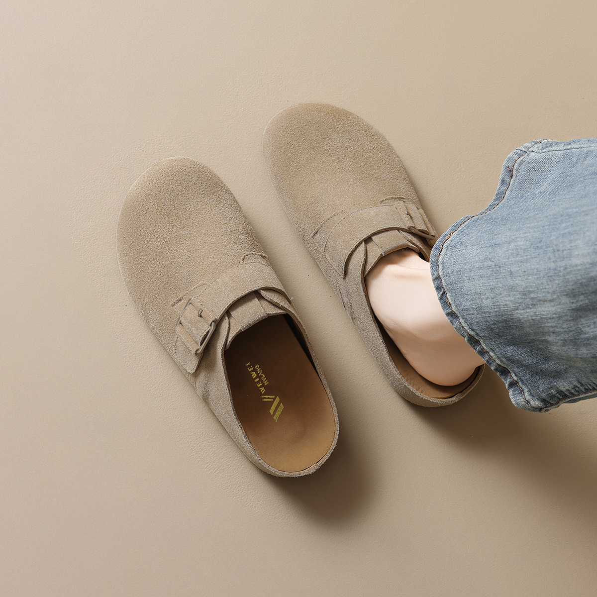 DM-YW27 | Genuine Cow Leather Natural Latex-Cushioned - Jinjiang Dingmao Shoes Co., Ltd.