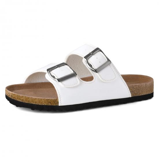 DM-HZ0034 | Womens Feetbed 2 Straps Adjustable Buckle Slip on - Jinjiang Dingmao Shoes Co., Ltd.