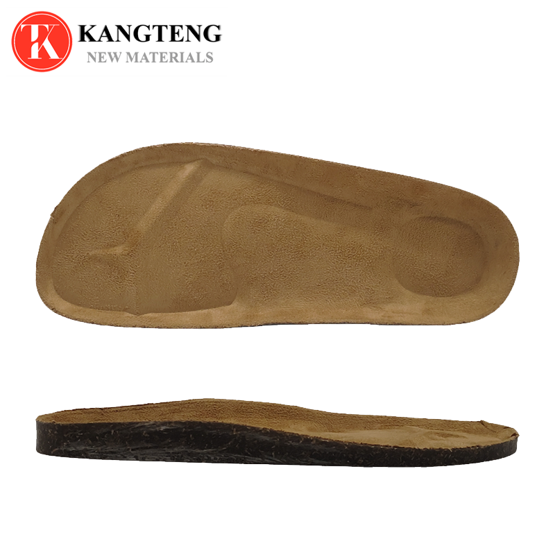 High-Quality PVC Cork With Suede Patch KM-056 (DM-KM-056) - Jinjiang Dingmao Shoes Co., Ltd.