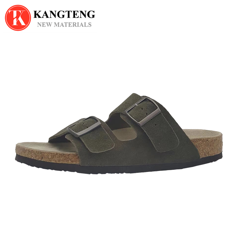 Ergonomic Cork-Latex Footbed Buckle Strap Sandal (DM-KT011) - Jinjiang Dingmao Shoes Co., Ltd.