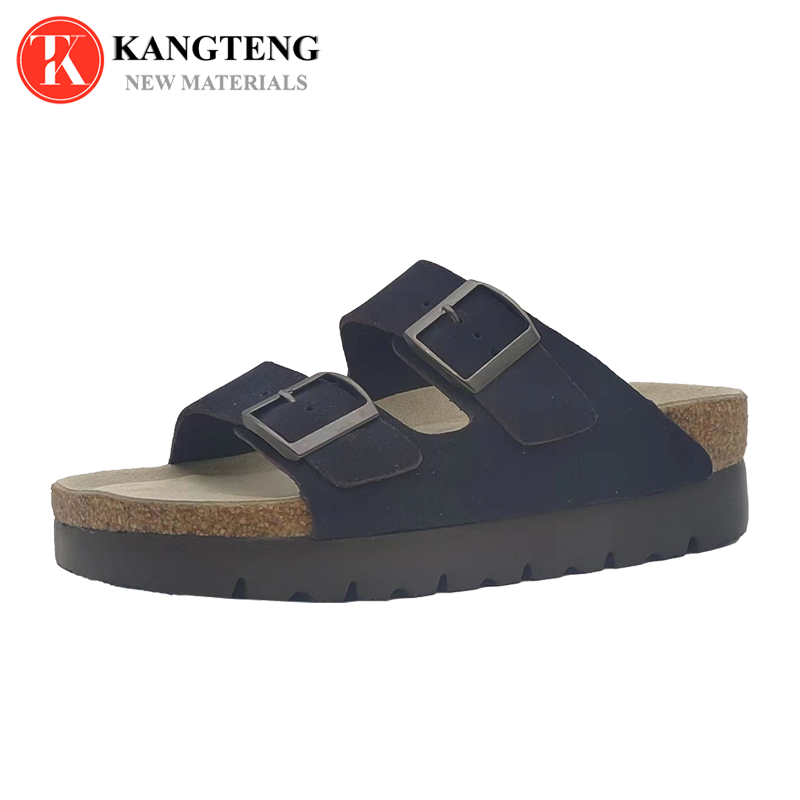 Ergonomic Cork-Latex Footbed Buckle Strap Sandal (DM-KT012) - Jinjiang Dingmao Shoes Co., Ltd.