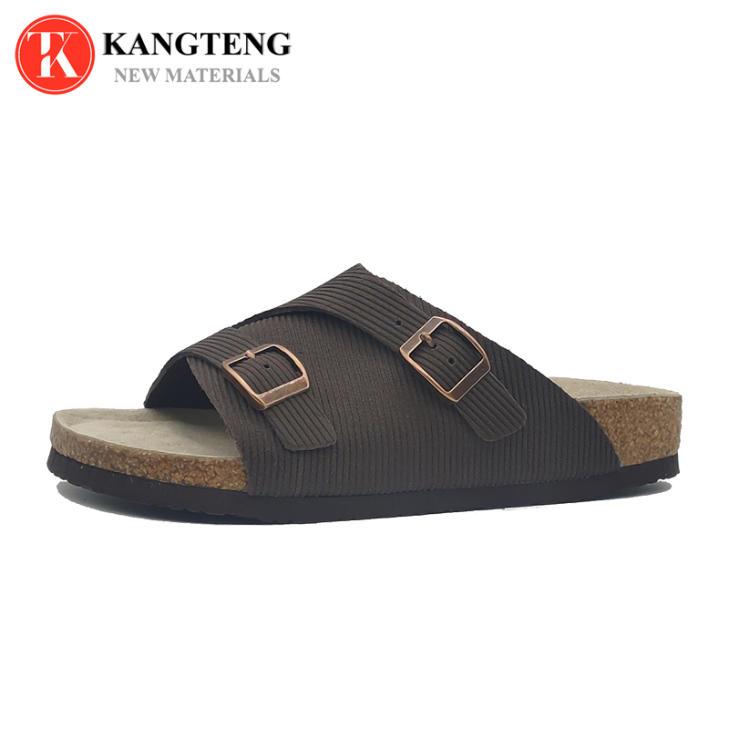 Ergonomic Cork-Latex Footbed Buckle Strap Sandal (DM-KT021) - Jinjiang Dingmao Shoes Co., Ltd.