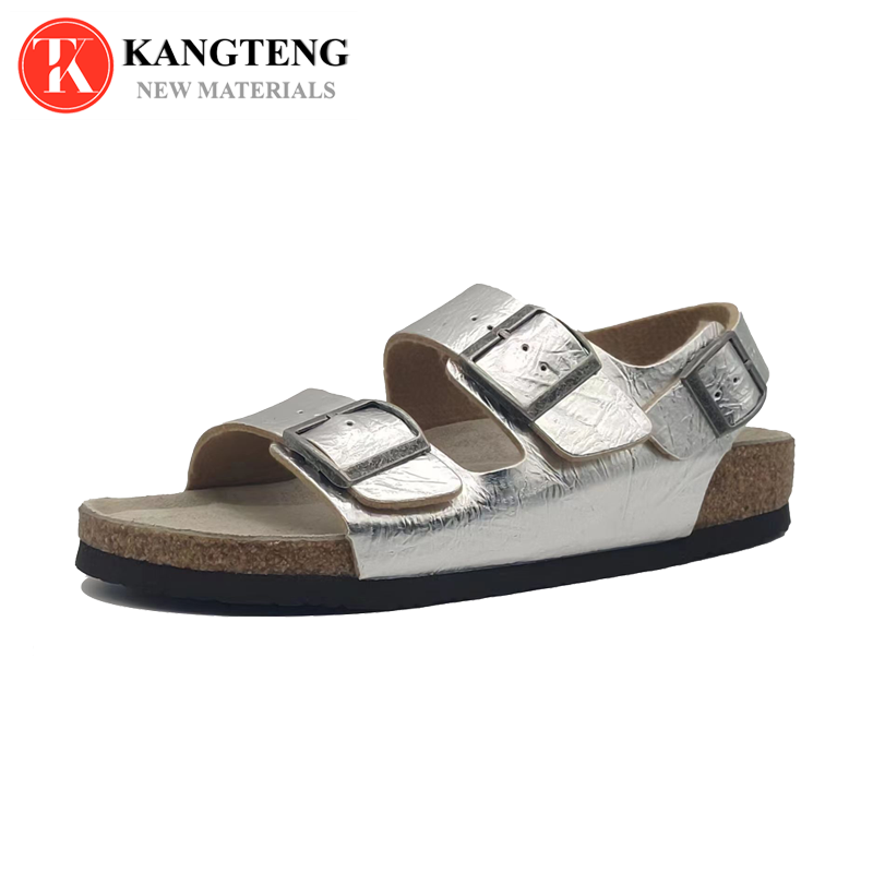 Ergonomic Cork-Latex Footbed Buckle Strap Sandal (DM-KT024) - Jinjiang Dingmao Shoes Co., Ltd.