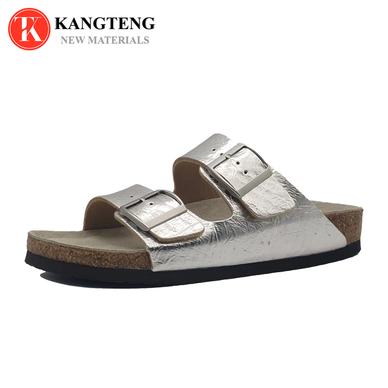 Ergonomic Cork-Latex Footbed Buckle Strap Sandal (DM-KT025) - Jinjiang Dingmao Shoes Co., Ltd.