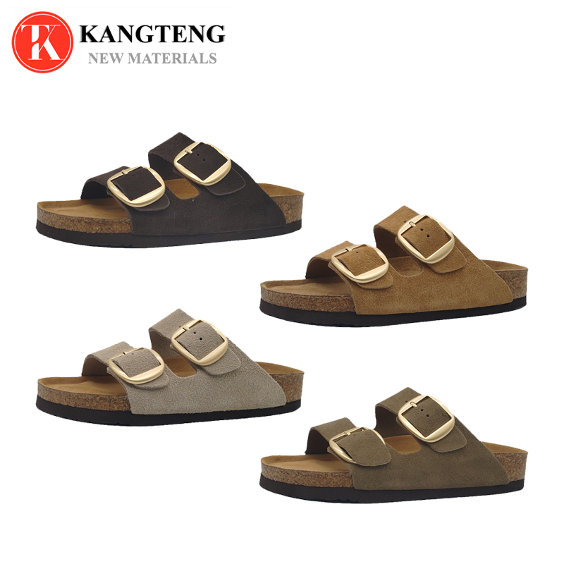 Ergonomic Cork-Latex Footbed Buckle Strap Sandal (DM-KT031) - Jinjiang Dingmao Shoes Co., Ltd.