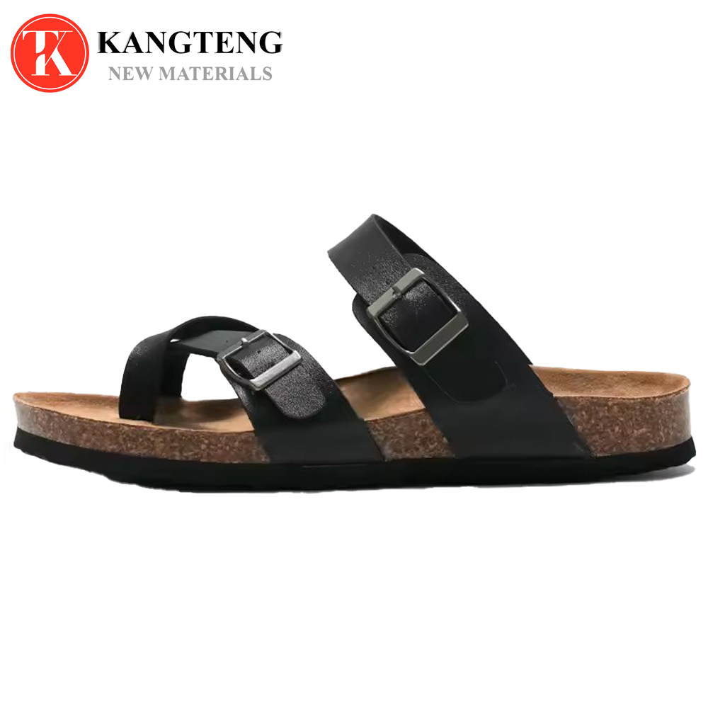 Ergonomic Cork-Latex Footbed Buckle Strap Sandal (DM-KT045) - Jinjiang Dingmao Shoes Co., Ltd.