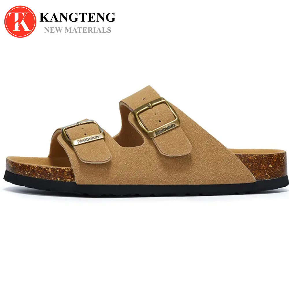 Ergonomic Cork-Latex Footbed Buckle Strap Sandal (DM-KT046) - Jinjiang Dingmao Shoes Co., Ltd.