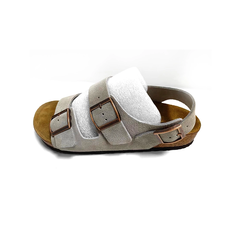 Ergonomic Cork-Latex Footbed Buckle Strap Sandal (DM-KT054) - Jinjiang Dingmao Shoes Co., Ltd.
