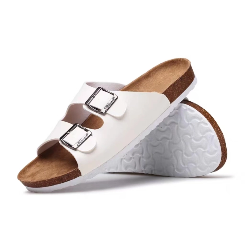 Ergonomic Cork-Latex Footbed Buckle Strap Sandal (DM-KT057) - Jinjiang Dingmao Shoes Co., Ltd.