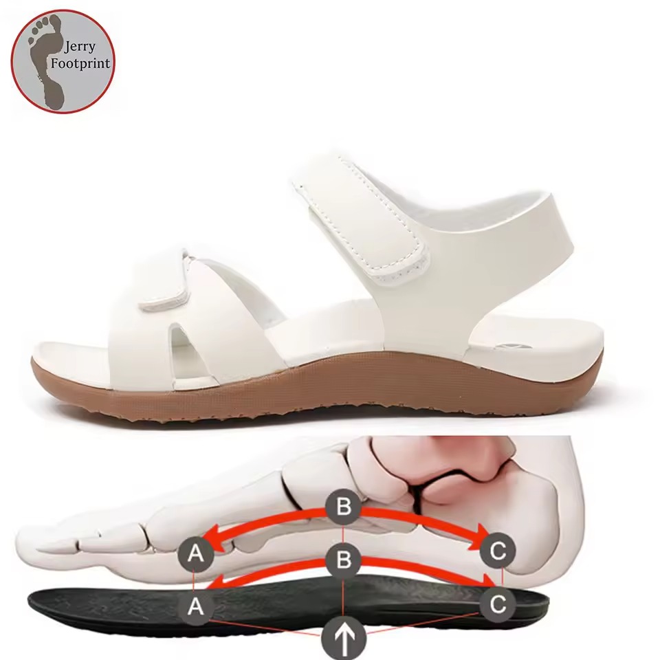 DM-WS06 | Fashion Orthopedic Comfort Sandals – Wide Velcro - Jinjiang Dingmao Shoes Co., Ltd.